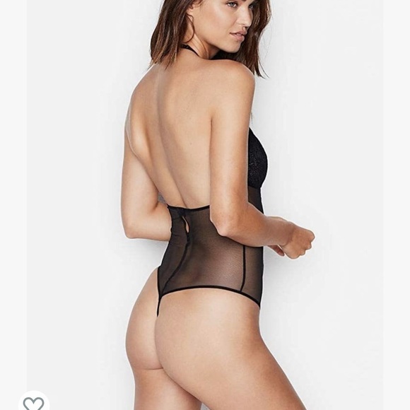 Victoria's Secret Sexy Lace Teddy Cutout Strappy Lingerie/bodysuit size small - Picture 3 of 9